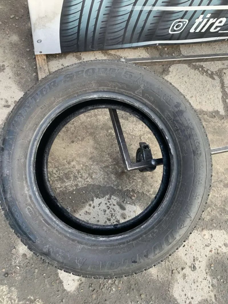Шини 205/60 R16 пара Dunlop  зима 7мм — фото 6