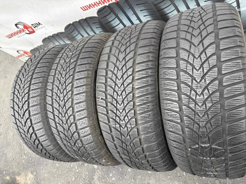 Шини 215/55 R16 Dunlop зима, 7,4-6,5мм, — фото 2