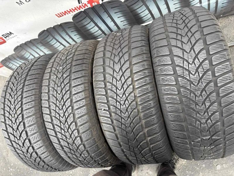 Шини 215/55 R16 Dunlop зима, 7,4-6,5мм, — фото 5