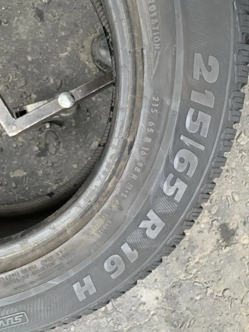 Шини 215/65 R16 Semperit зима 6,5  мм — фото 4