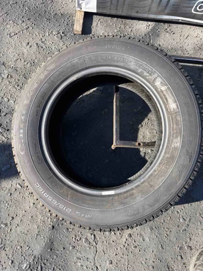 Шини 215/65 R16C Goodyear  всесезонн  2023 рік 7,5  мм — фото 7