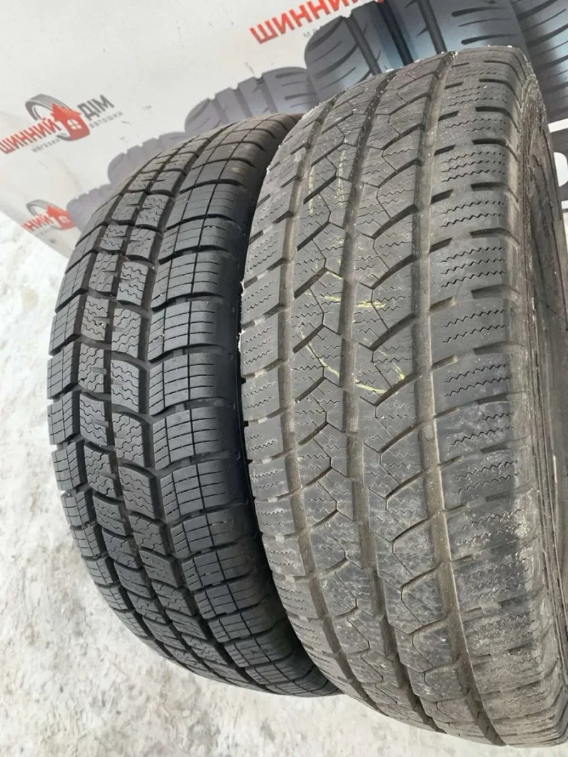 Шини 215/70 R15C одиночки Vredestein 9,7мм+Semperit 9мм — фото 2