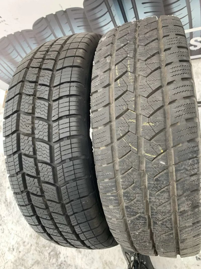 Шини 215/70 R15C одиночки Vredestein 9,7мм+Semperit 9мм — фото 3