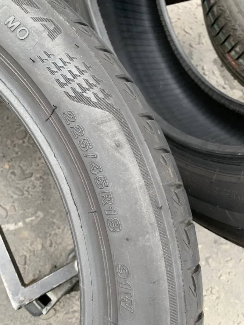 Шини 225/45 R18 Bridgestone 2024/23/22p літо 6,2/7/6,8/6,4мм — фото 8