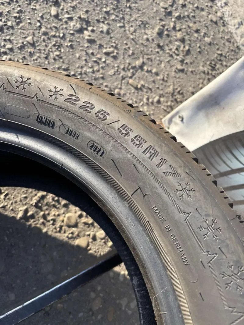 Шини 225/55 R17 Dunlop 6,5-7мм зима — фото 6