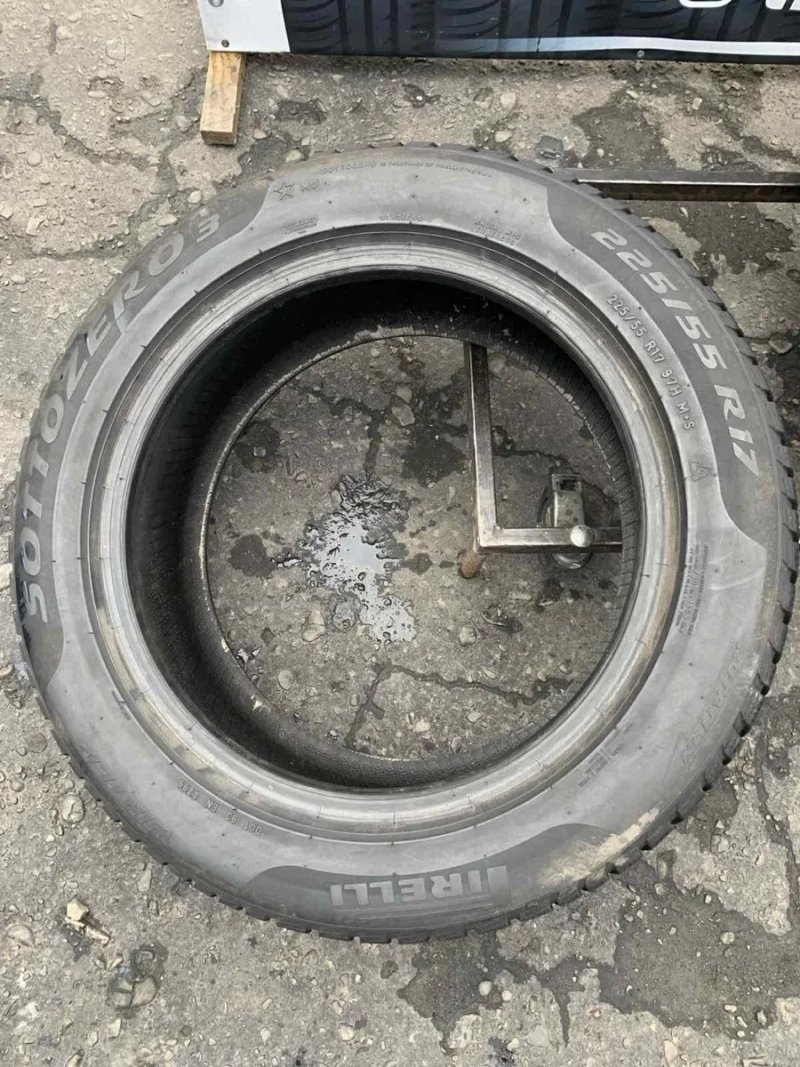 Шини 225/55 R17 Pirelli 6,5мм, зима — фото 7