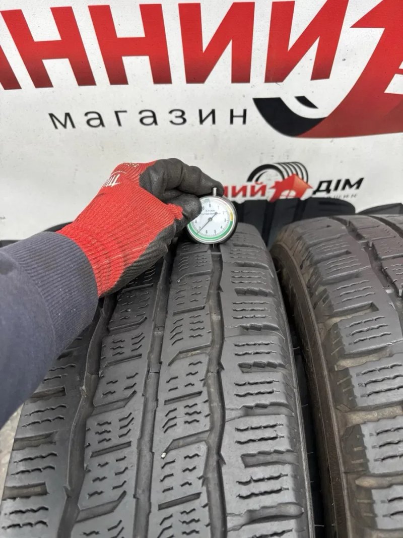 Шини 225/75 R16C пара Kumho 6,8мм зима — фото 3