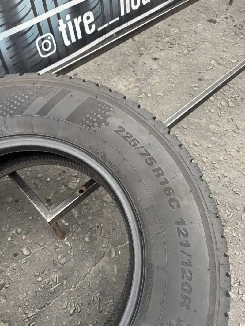 Шини 225/75 R16C пара Kumho 6,8мм зима — фото 5