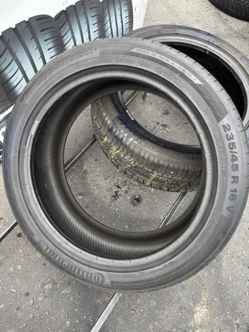 Шини 235/45 R18 одиночки Continental 2025/21p літо 7/5,6/7мм — фото 8
