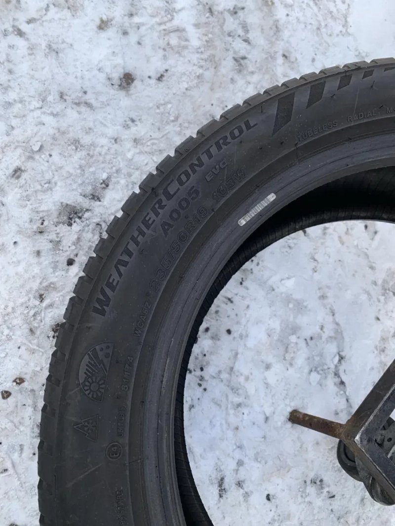 Шини 235/50 R19 Bridgestone всесезонн 2021 рік 6,5  мм — фото 5