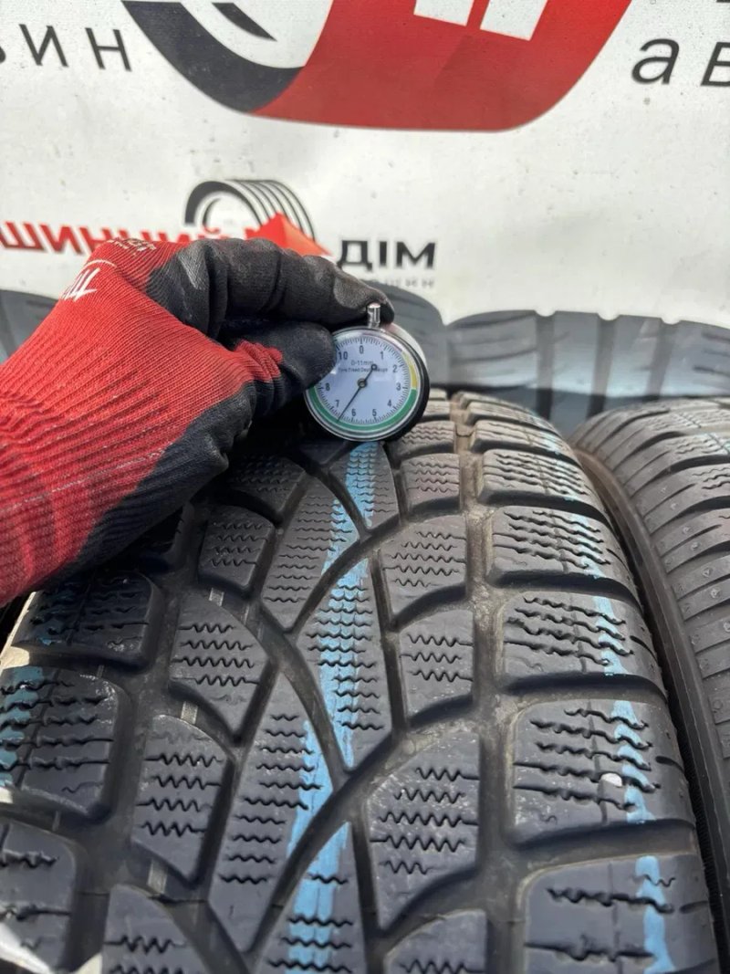 Шини 235/55 R18 Dunlop 6,5-7,2мм зима, — фото 3