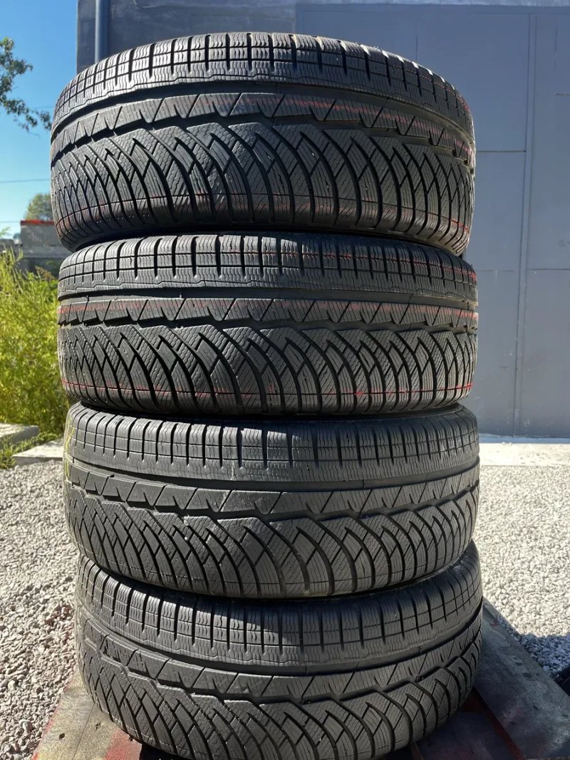 Шини 235/55 R18 Michelin Pilot Alpin резина бу зима — фото 3