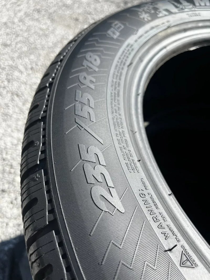 Шини 235/55 R18 Michelin Pilot Alpin резина бу зима — фото 5