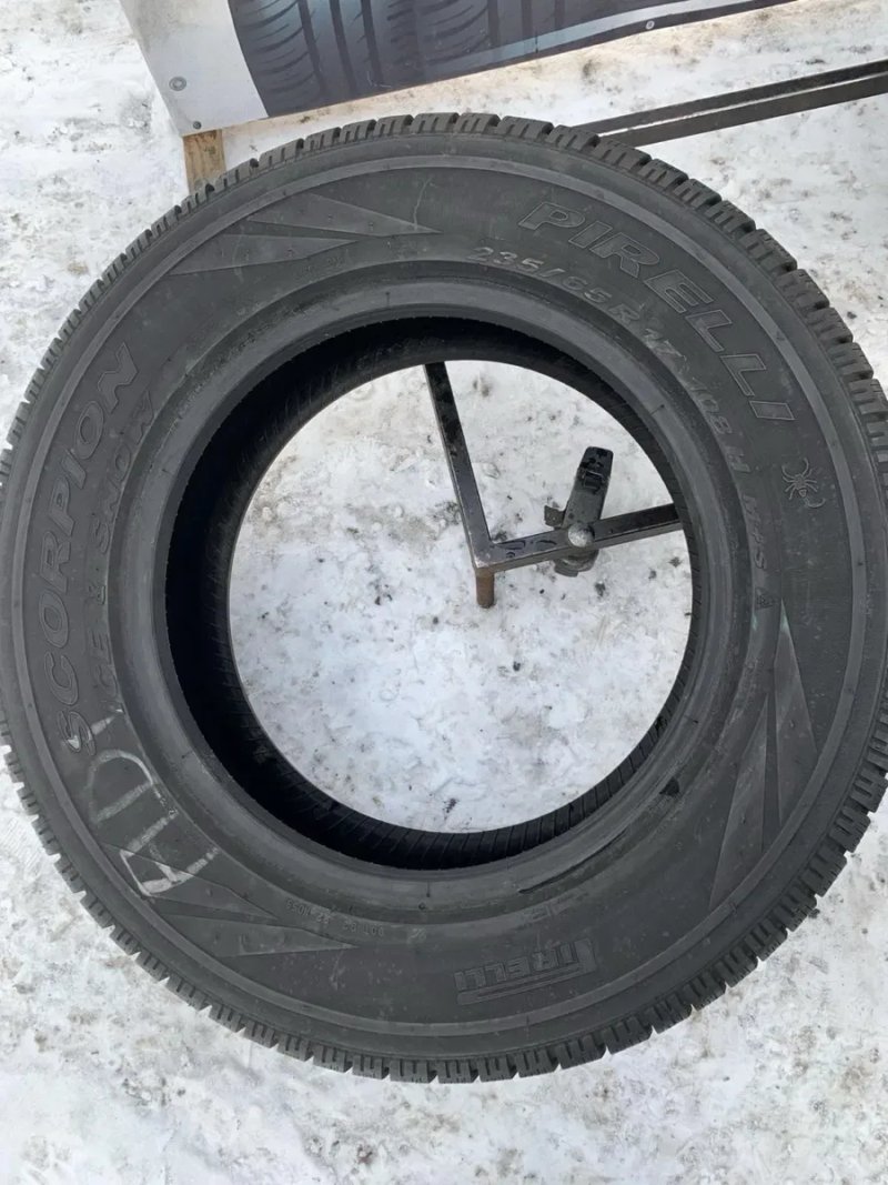 Шини 235/65 R17 Pirelli зима  6,5/8 мм — фото 7