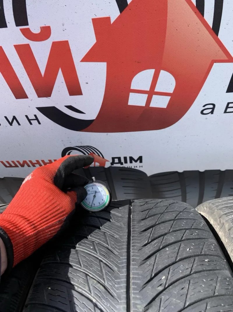 Шини 245/45 R18 Michelin 6,3-6,5мм зима — фото 3