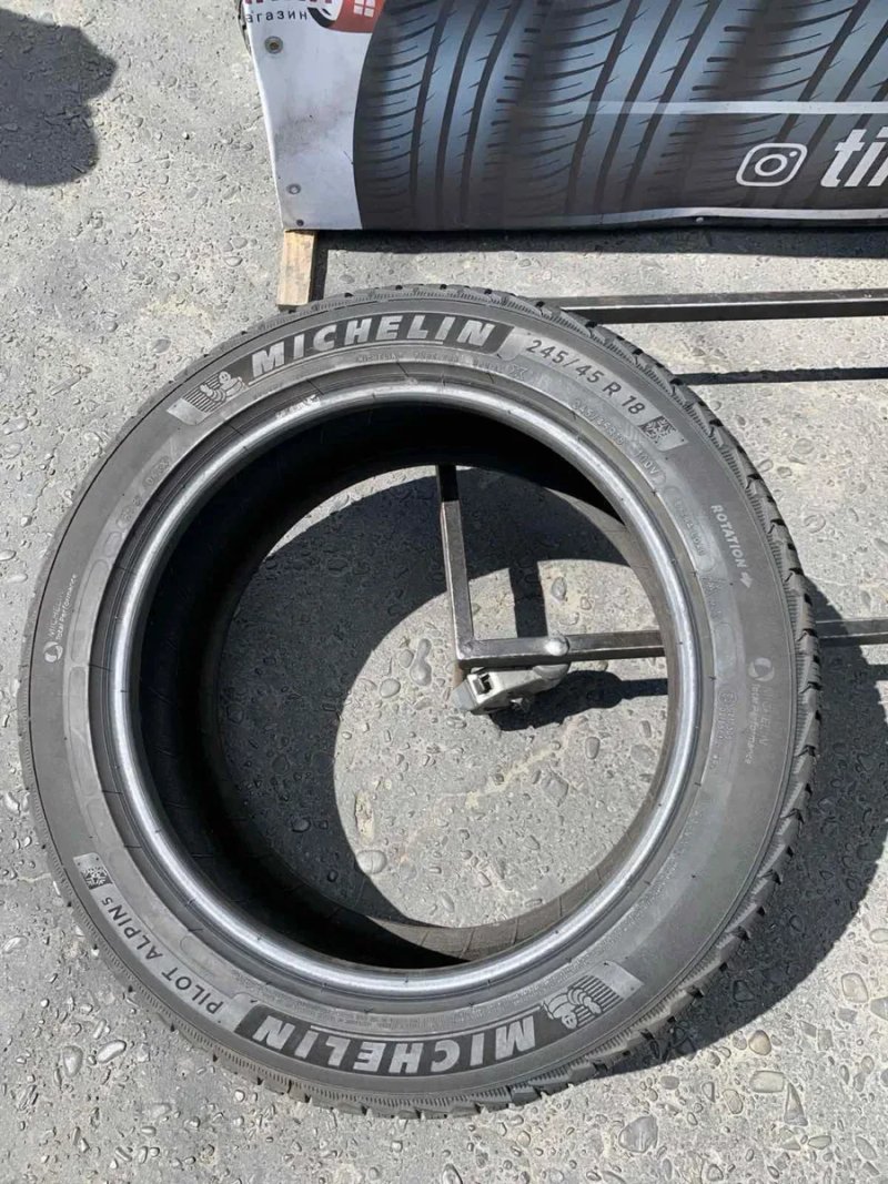 Шини 245/45 R18 Michelin 6,3-6,5мм зима — фото 7