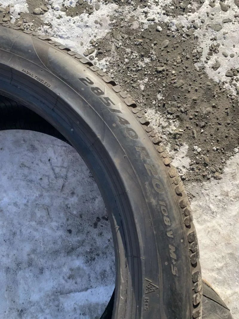 Шини 285/40 R20 Pirelli зима  6,8 мм — фото 4