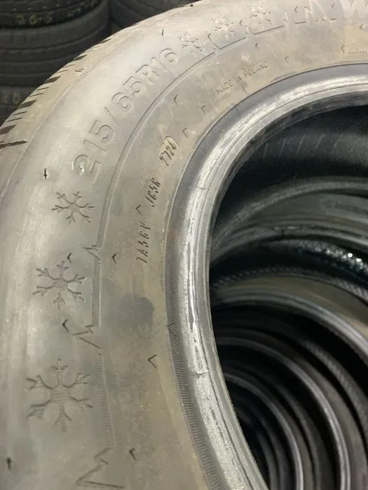 Шини б/у зимові 215/65 16 Dunlop Winter Sport 5 — фото 6