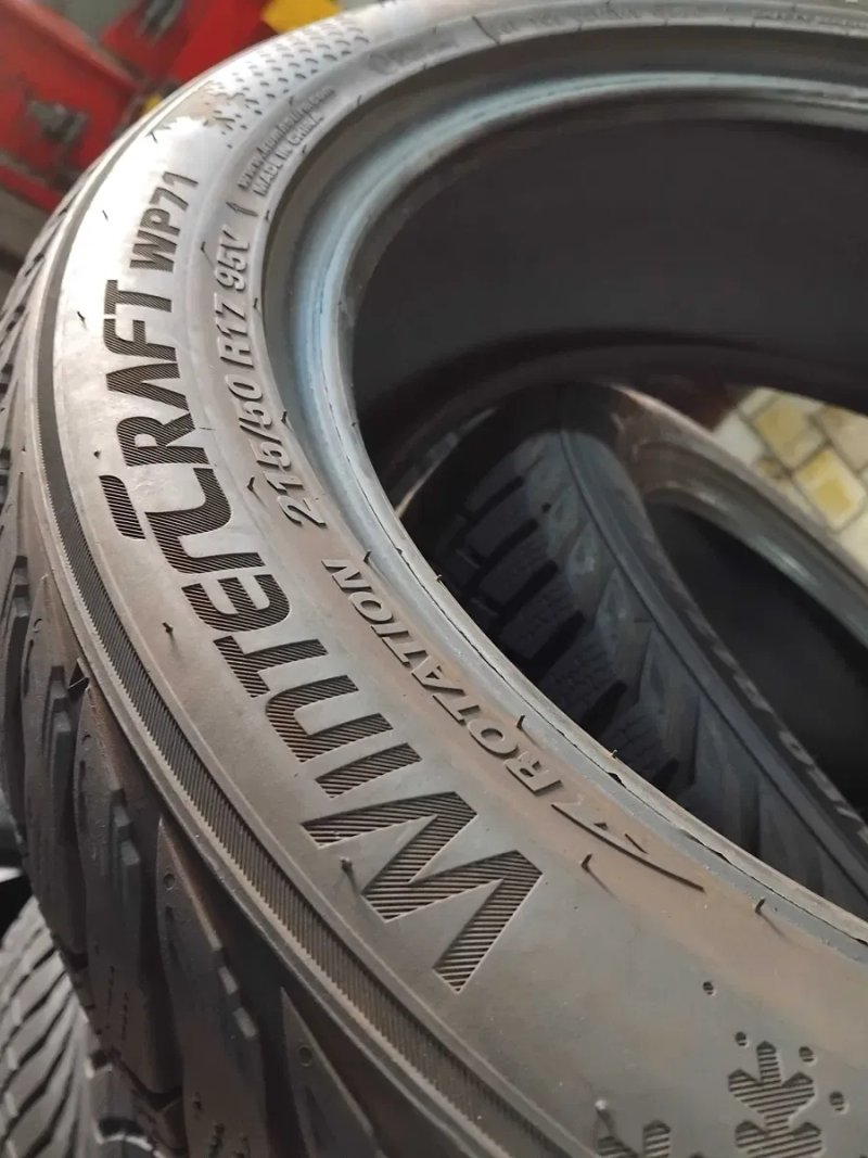 Шини бу 215/50 R17 Kumho WinterCraft WP71 Комплект Зима — фото 8