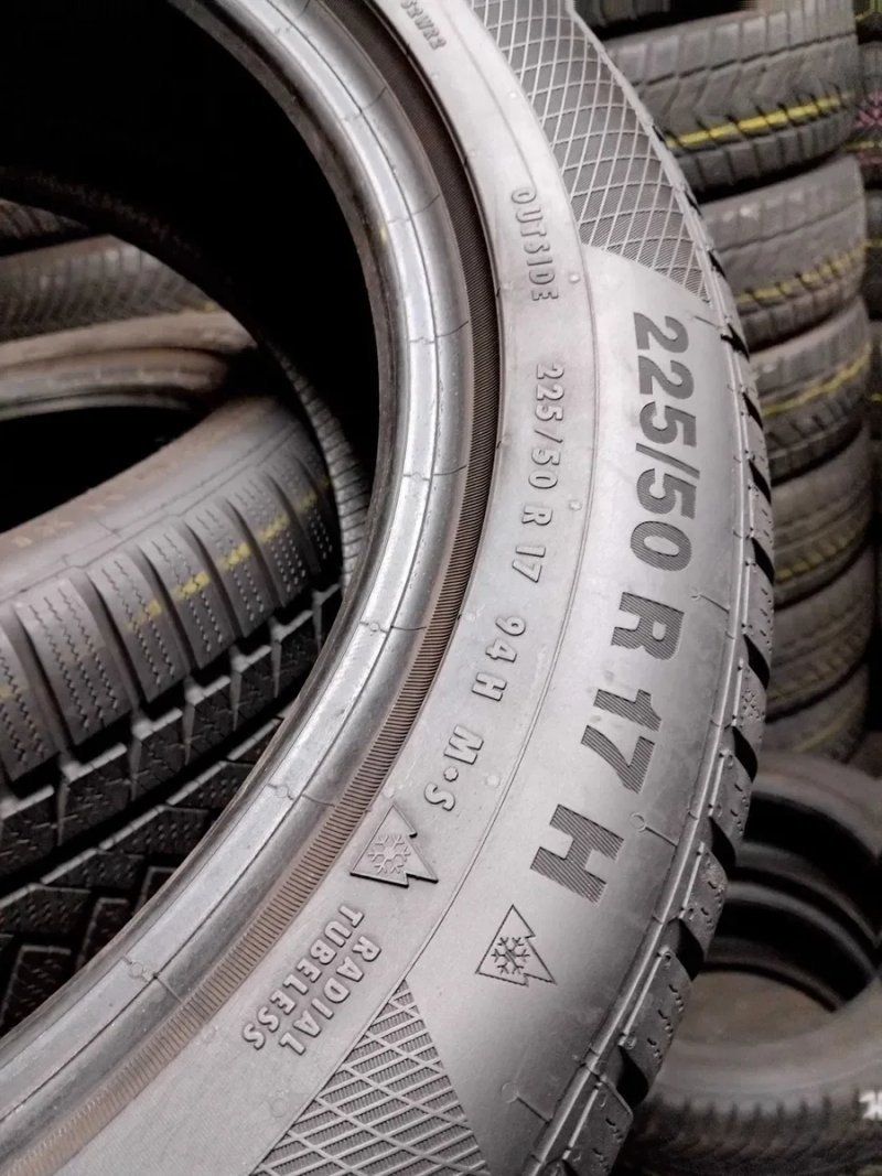 Шини бу 225/50 R17 Continental WinterContact TS850P Комплекти Зима — фото 6