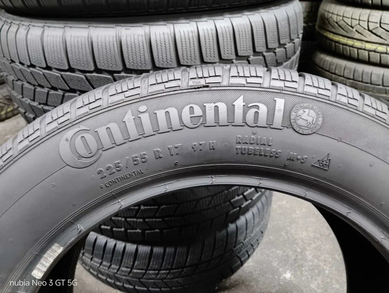 Шини бу 225/55 R17 Continental ContiWinterContact TS810S Комплект Зима — фото 8