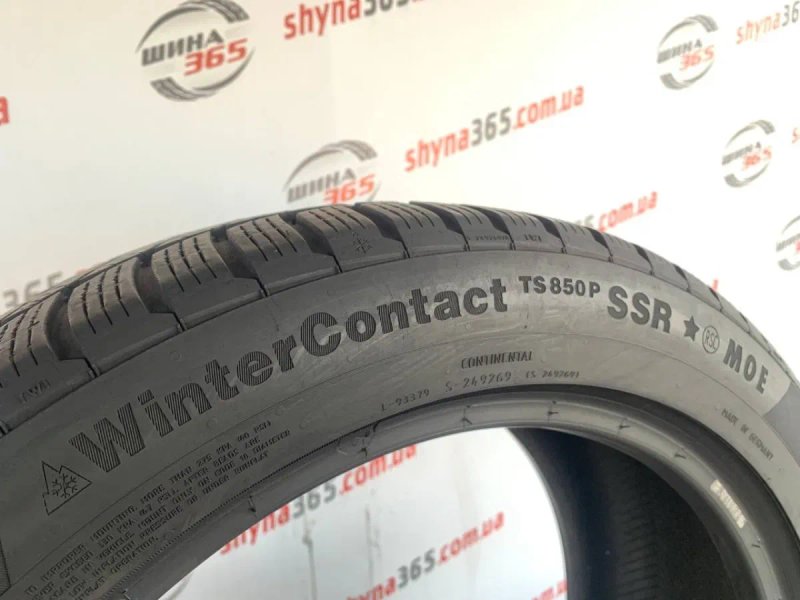 Шини бу 245/45 R18 CONTINENTAL WINTERCONTACT TS850P RUN FLAT 5mm європейська зима Шина 365 — фото 3