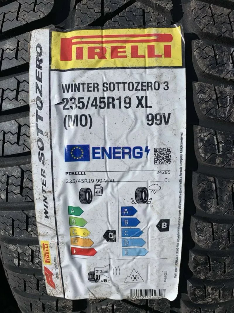 Шини нові 235/45 R19 пара Pirelli зима 2021р — фото 2