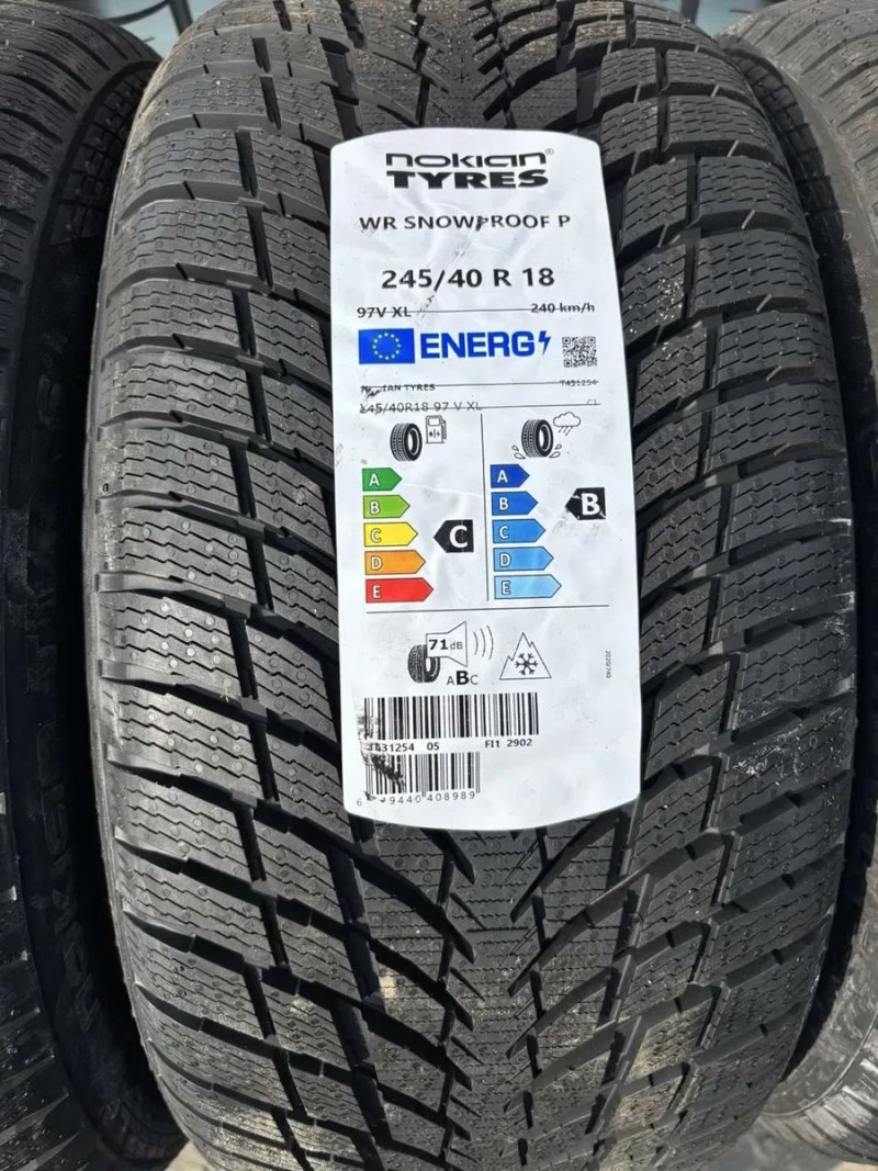 Шини нові 245/40 R18 Nokian нові зима 2023р — фото 2