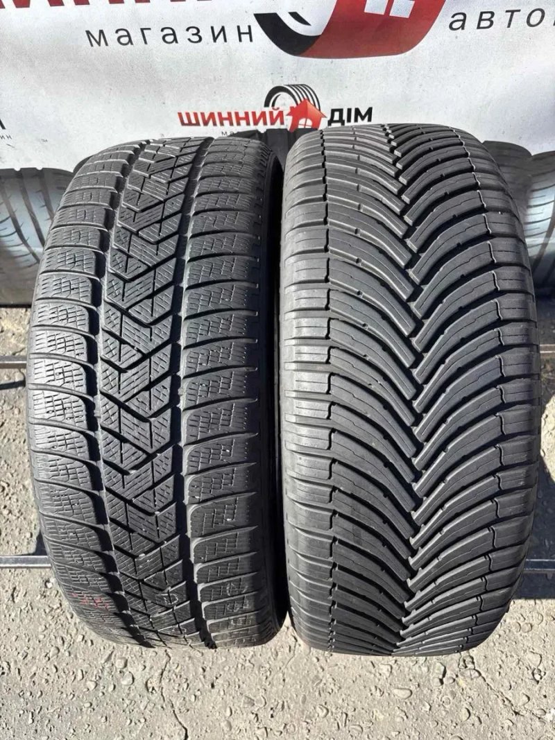 Шини одиночки 235/50 R19  Pirelli+Bridgestone зима 2024/26  рік 6,5/7,5 мм — фото 2