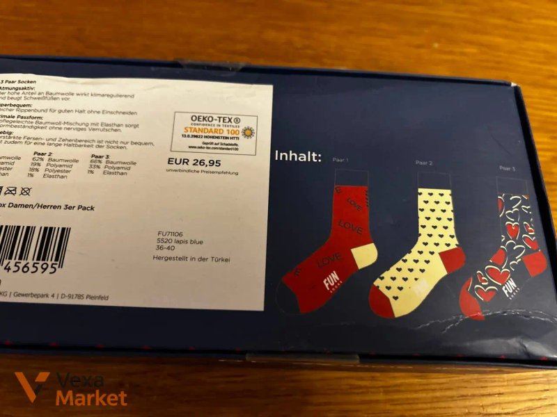 Шкарпетки Fun Socks в подарунковій коробці, розмір 36-40 — фото 2