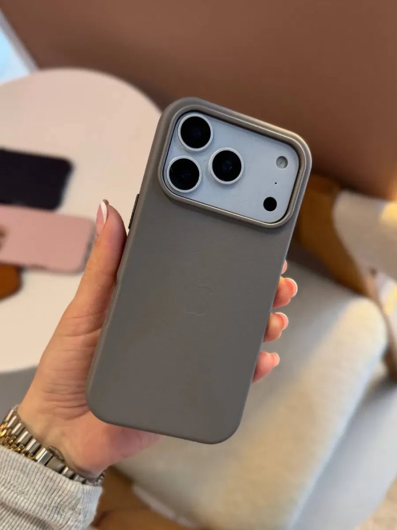 Шкіряний чохол для айфон 16 / 17 про макс чехол для iPhone Pro Max кожа Leather Case MagSafe — фото 2