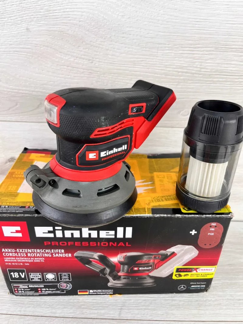 Шліфмашина Einhell X-Change TP-RS 18/32 Li BL - Solo без аку і зарядки — фото 2