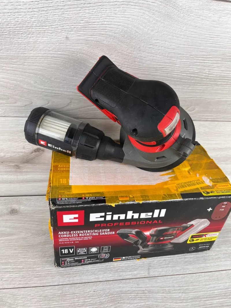 Шліфмашина Einhell X-Change TP-RS 18/32 Li BL - Solo без аку і зарядки — фото 4