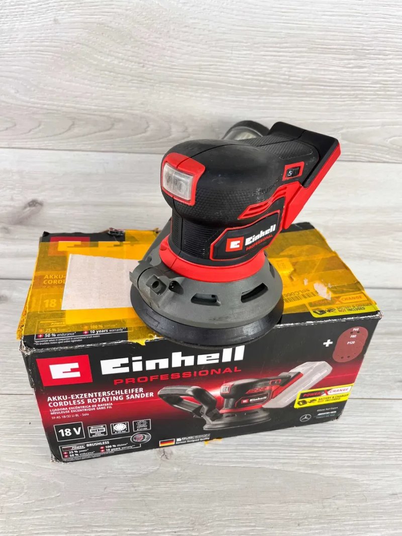 Шліфмашина Einhell X-Change TP-RS 18/32 Li BL - Solo без аку і зарядки — фото 8