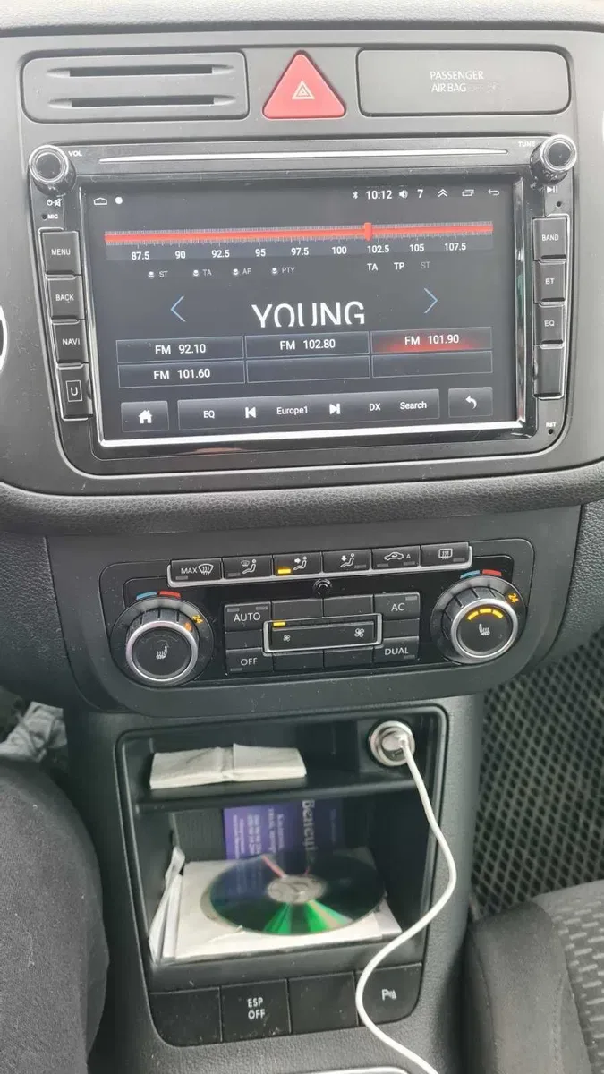 Штатна магнітола для VW Passat Golf Jetta Polo Caddy Touran Tiguan Sharan USB Bluetoth — фото 6