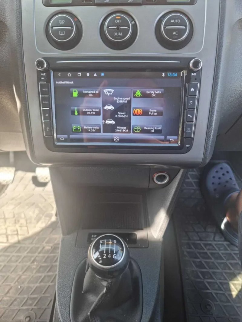 Штатна магнітола для VW Passat Golf Jetta Polo Caddy Touran Tiguan Sharan USB Bluetoth — фото 8