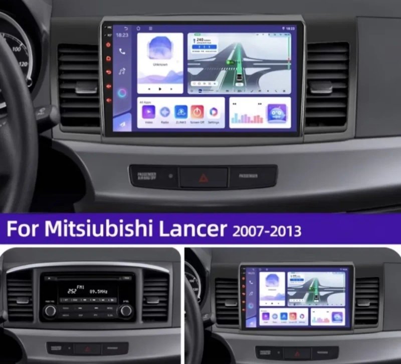 Штатна магнітола Mitsubishi Lancer X 10 2008-2015 — фото 5