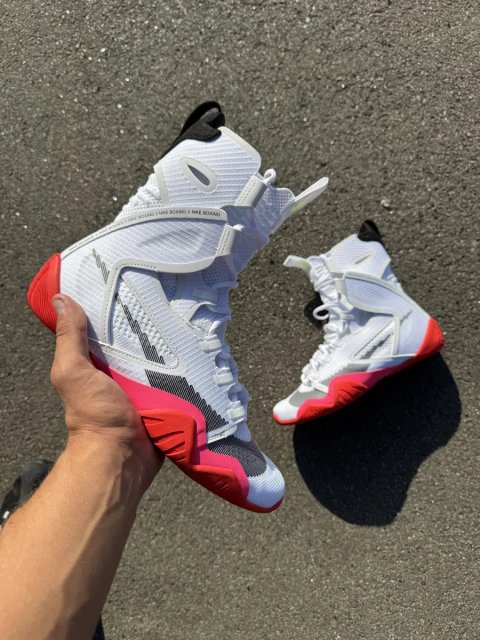ШВИДКА ДОСТАВКА‼️Боксерки Nike HyperKO 2 White/Pink/Blue (Біло-Рожеві), найк,хайперко ,nike,hyperko,hyperko 2, найк хайперко 2, кросівки для боксу,бок