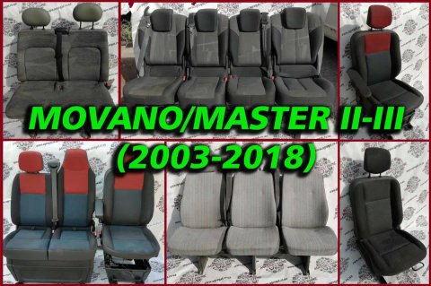 Сидение Сидіння Водійське Двойка Пассажирское Master Movano 2010+