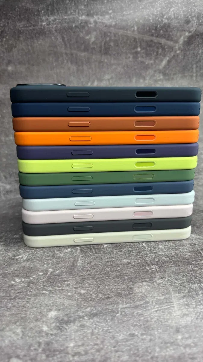 Silicone Case MagSafe iPhone 17 Pro Max | Camera Control | Animation | Силіконовий чохол Силиконовый чехол анимация | з мікрофіброю з кнопкою — фото 2