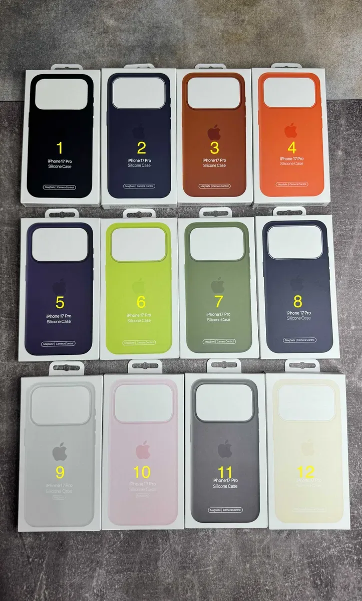 Silicone Case MagSafe iPhone 17 Pro Max | Camera Control | Animation | Силіконовий чохол Силиконовый чехол анимация | з мікрофіброю з кнопкою — фото 5