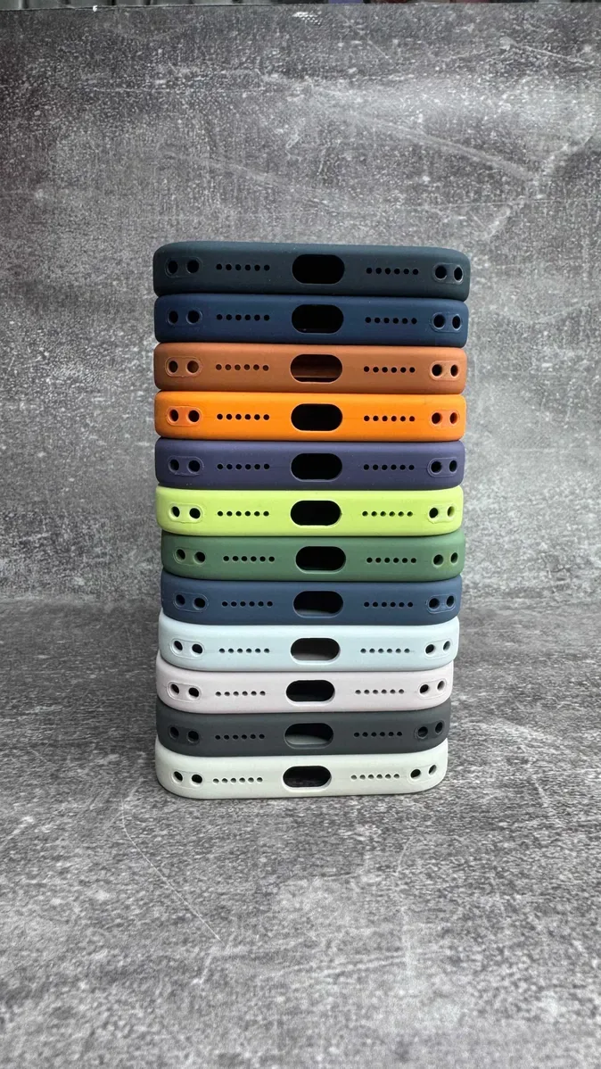 Silicone Case MagSafe iPhone 17 Pro Max | Camera Control | Animation | Силіконовий чохол Силиконовый чехол анимация | з мікрофіброю з кнопкою — фото 7