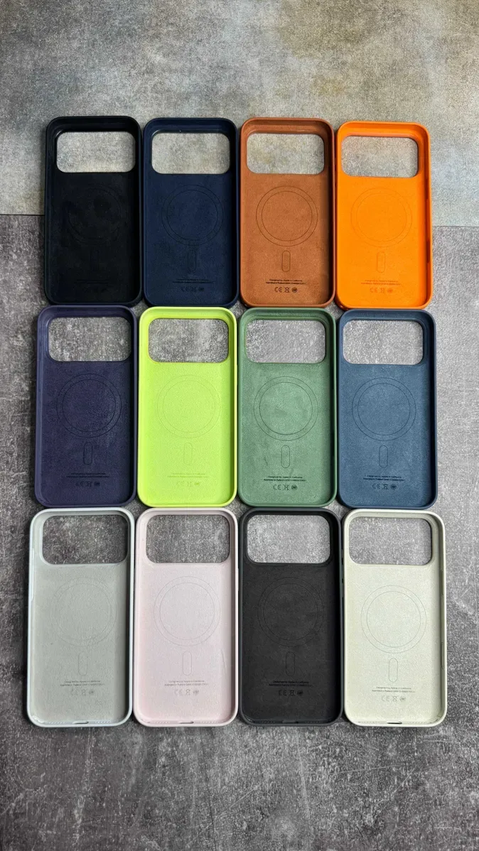 Silicone Case MagSafe iPhone 17 Pro Max | Camera Control | Animation | Силіконовий чохол Силиконовый чехол анимация | з мікрофіброю з кнопкою — фото 8