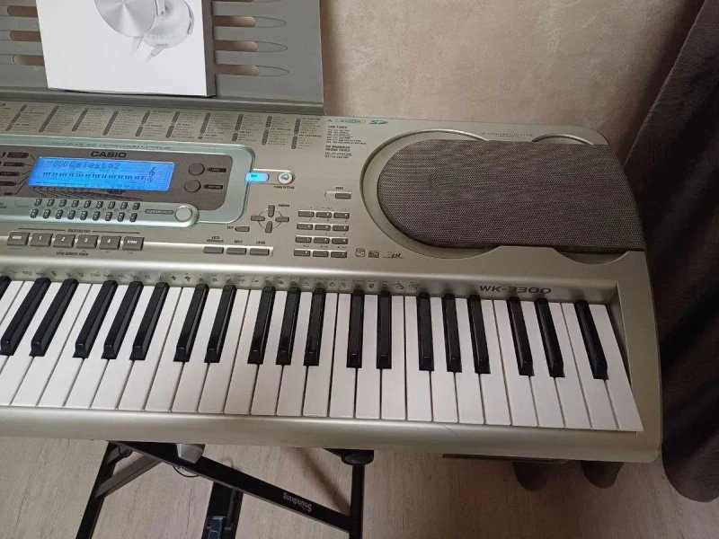 Синтезатор Casio WK-3300, 76 клавіш, цифрове піаніно !!! — фото 4