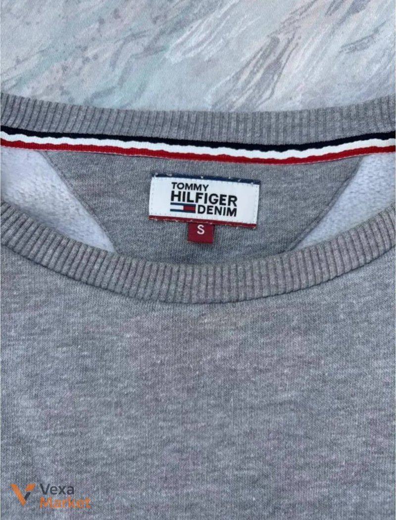 Сірий світшот Tommy Hilfiger Denim жіночий розмір S — фото 3
