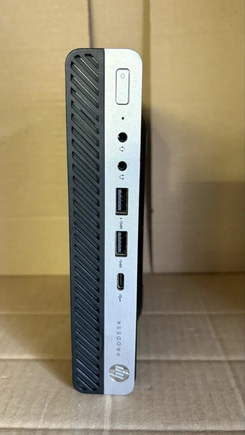Системний блок Неттоп HP ProDesk 600 G5 Mini USFF /  i3-9100T (4 ядра по 3.1 - 3.7 GHz) / 8 GB DDR4 / 256 GB SSD M.2 Nvme / Блок живлення ,компʼютер