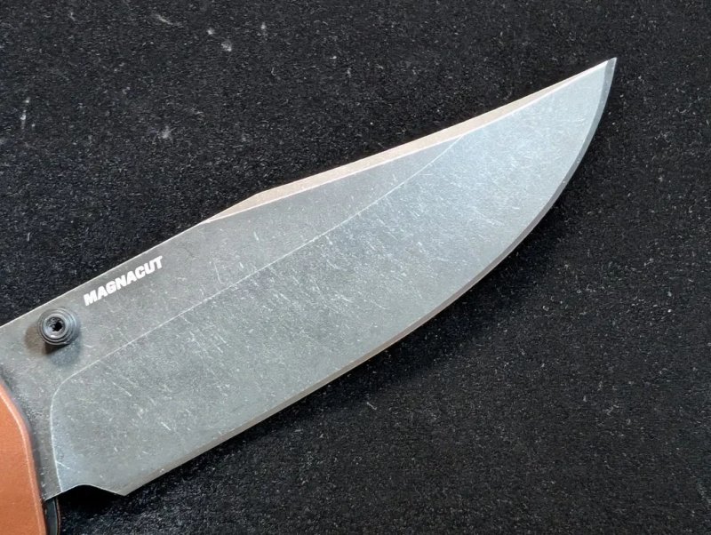 Складний ніж Benchmade 15080BK-04 Crooked River MagnaCut Hunting knife Axis micarta оригінал — фото 4