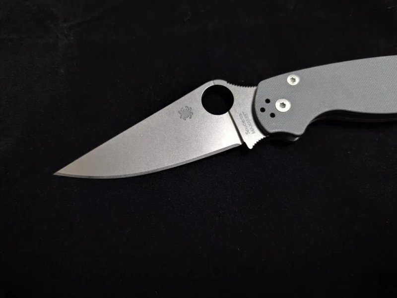 Складний ніж  Spyderco Paramilitary 2 Maxamet G10 gray C81GPDGY2 — фото 3