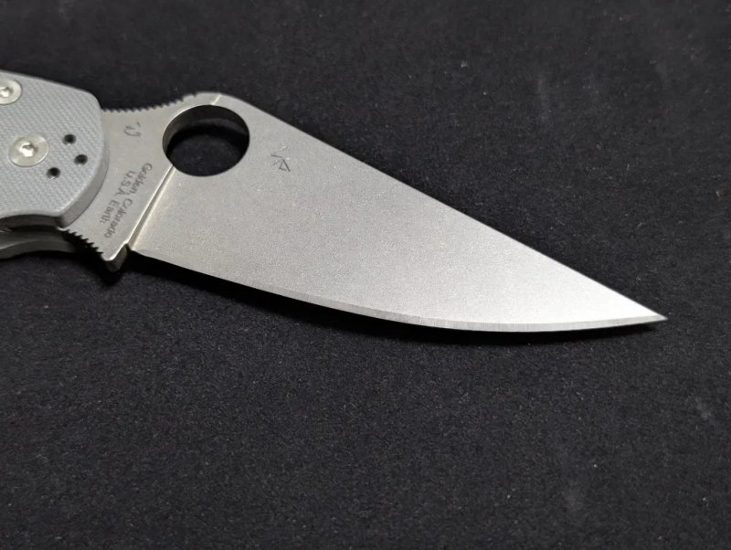Складний ніж  Spyderco Paramilitary 2 Maxamet G10 gray C81GPDGY2 — фото 4
