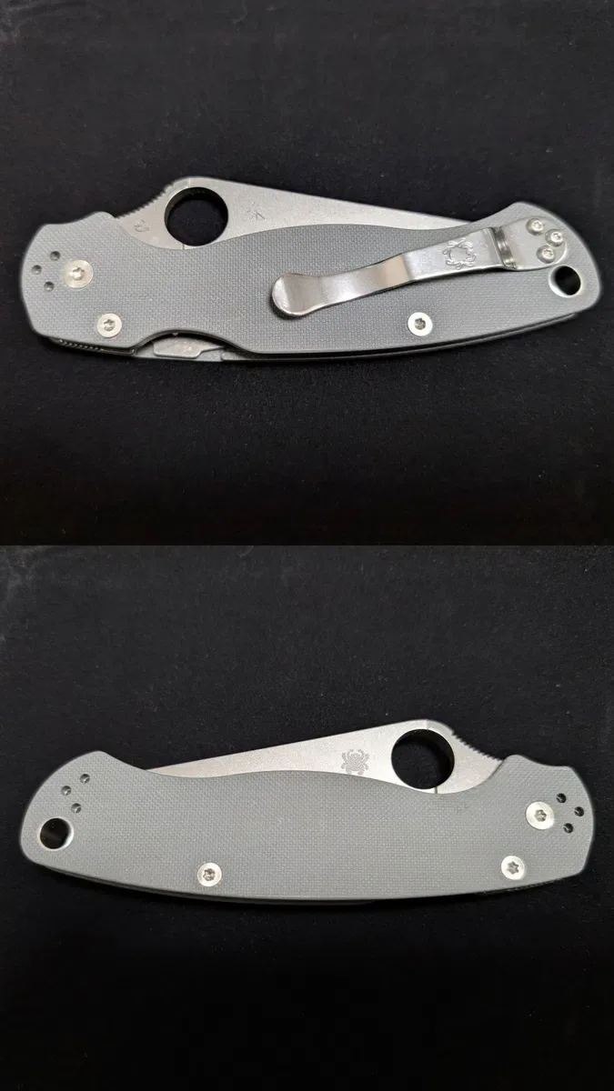 Складний ніж  Spyderco Paramilitary 2 Maxamet G10 gray C81GPDGY2 — фото 5